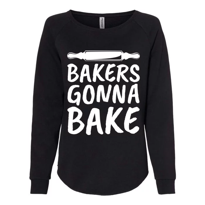 Bakers Gonna Bake Rolling Pin Baking Gift Womens California Wash Sweatshirt