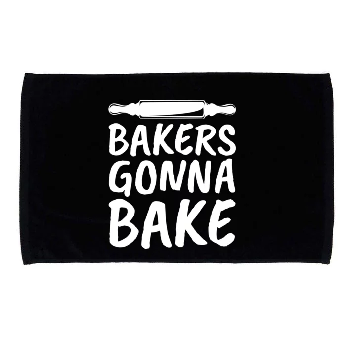 Bakers Gonna Bake Rolling Pin Baking Gift Microfiber Hand Towel