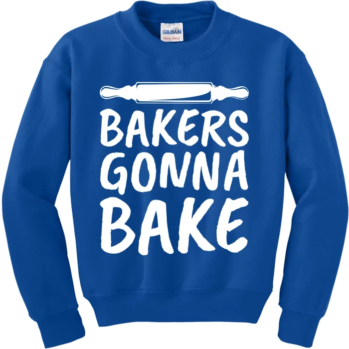 Bakers Gonna Bake Rolling Pin Baking Gift Kids Sweatshirt