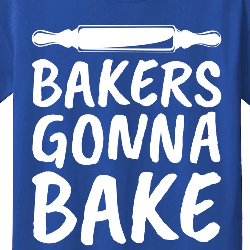 Bakers Gonna Bake Rolling Pin Baking Gift Kids T-Shirt