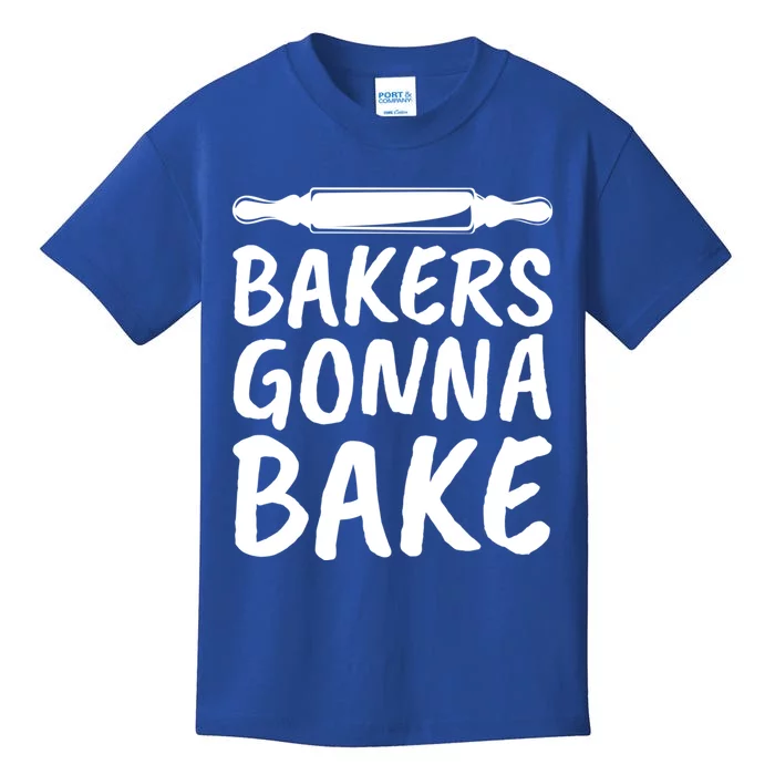 Bakers Gonna Bake Rolling Pin Baking Gift Kids T-Shirt