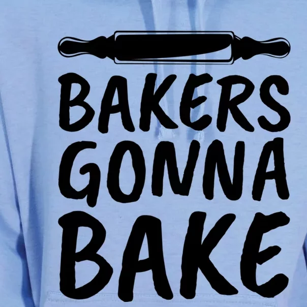 Bakers Gonna Bake Rolling Pin Baking Gift Unisex Surf Hoodie