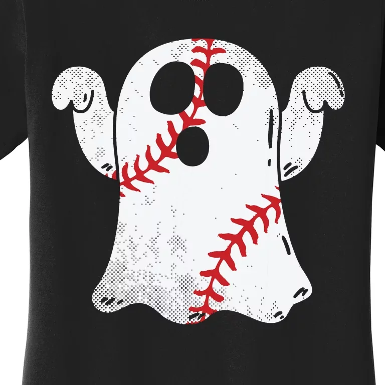 Baseball Ghost Baseball Lover Halloween Costume Women's T-Shirt