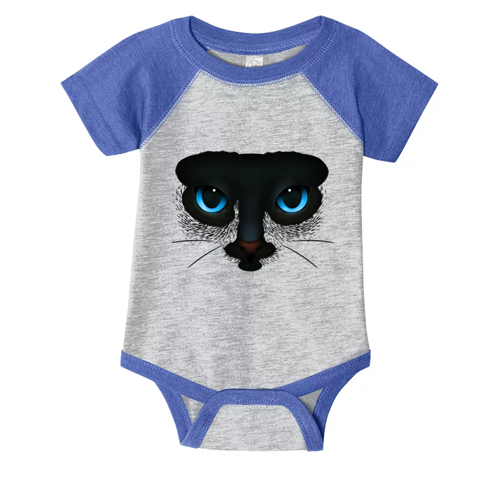 Bluefunny Gifteyed Black Cat Blending Into The Night Graphic Art Gift Infant Baby Jersey Bodysuit