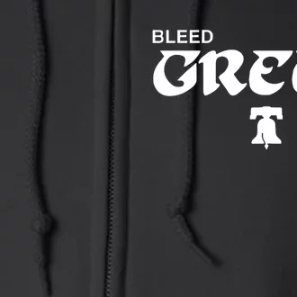 Bleed Green Full Zip Hoodie