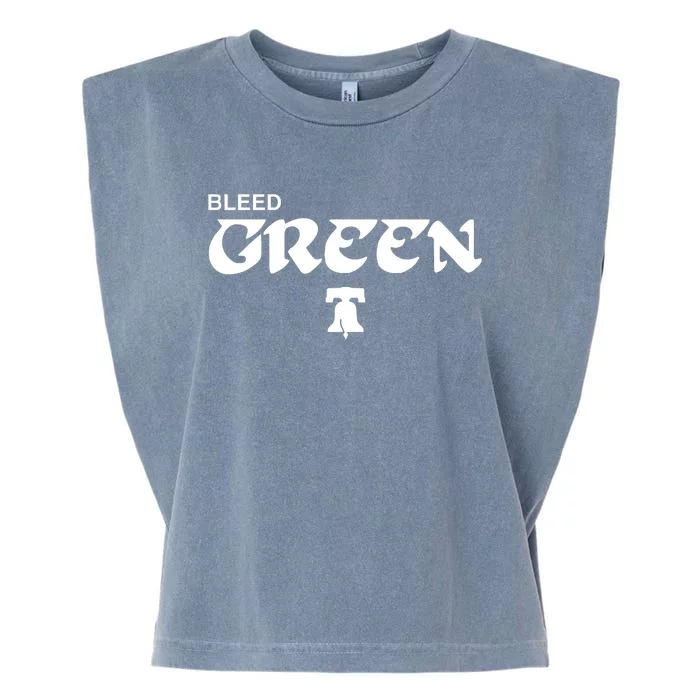 Bleed Green Garment-Dyed Women's Muscle Tee