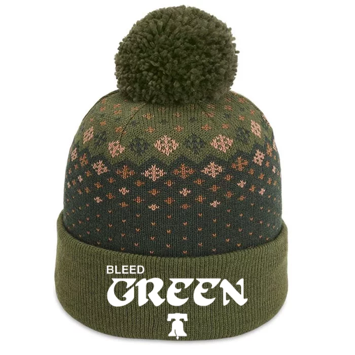 Bleed Green The Baniff Cuffed Pom Beanie