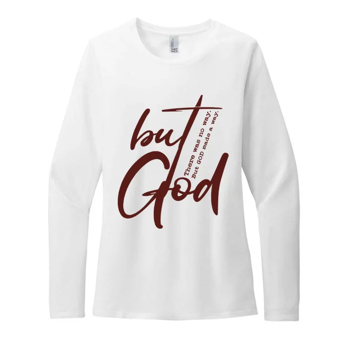 But God Womens CVC Long Sleeve Shirt