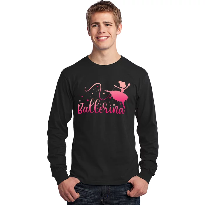 Ballerina Girl Ballet Dance Dancer Lovers Long Sleeve Shirt