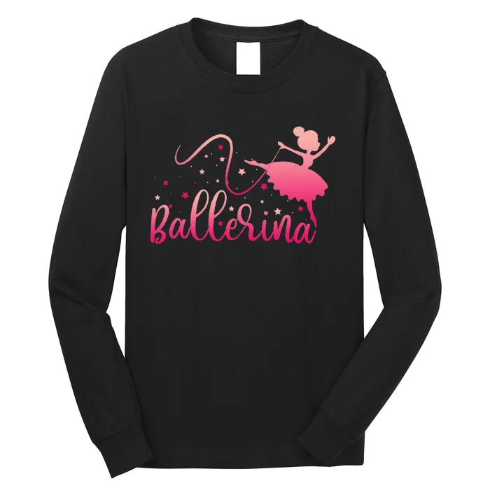 Ballerina Girl Ballet Dance Dancer Lovers Long Sleeve Shirt