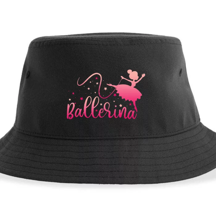 Ballerina Girl Ballet Dance Dancer Lovers Sustainable Bucket Hat