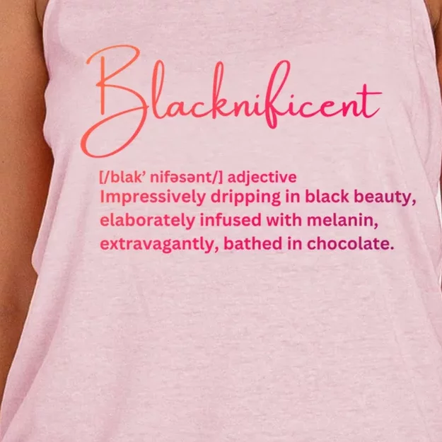 Blacknificent Gift Women's Knotted Racerback Tank