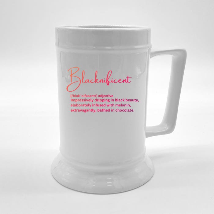 Blacknificent Gift Front & Back Beer Stein