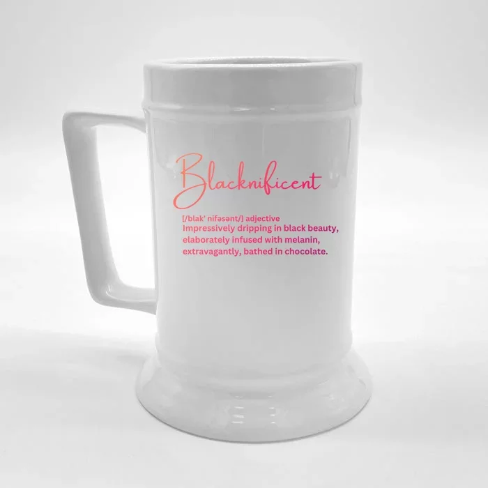 Blacknificent Gift Front & Back Beer Stein