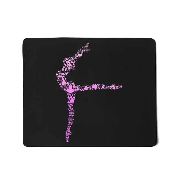 Ballerina Girl Ballet Women Girl Mousepad