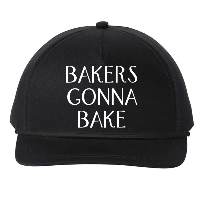 Bakers Gonna Bake Great Gift Snapback Five-Panel Rope Hat