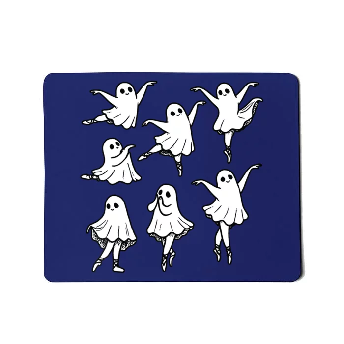 Ballet Ghost Ballet Dancer Spooky Dance Teacher Halloween Mousepad