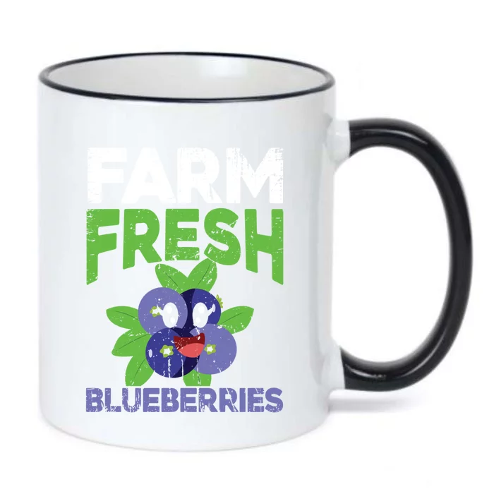 Blueberries Graphics Blueberry Lover Farmer Blueberry Fruit Cool Gift Black Color Changing Mug