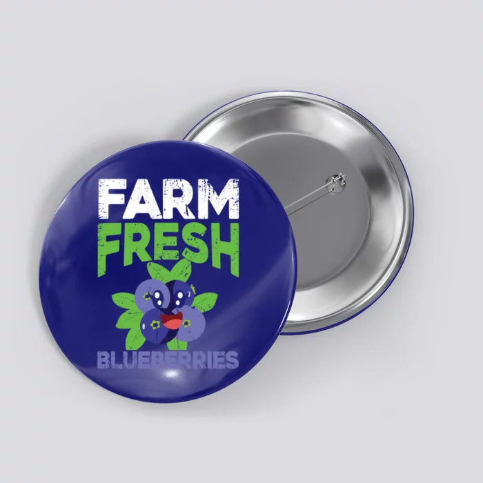 Blueberries Graphics Blueberry Lover Farmer Blueberry Fruit Cool Gift Button