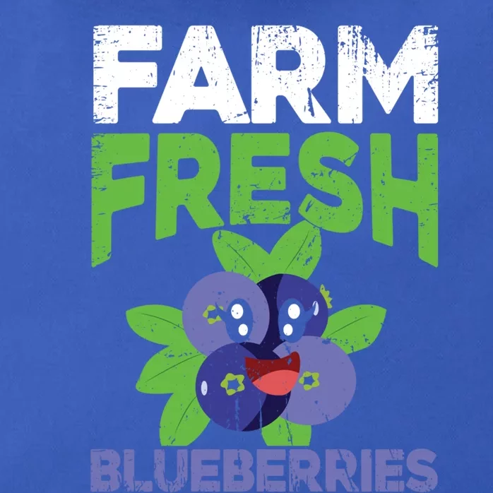 Blueberries Graphics Blueberry Lover Farmer Blueberry Fruit Cool Gift Zip Tote Bag