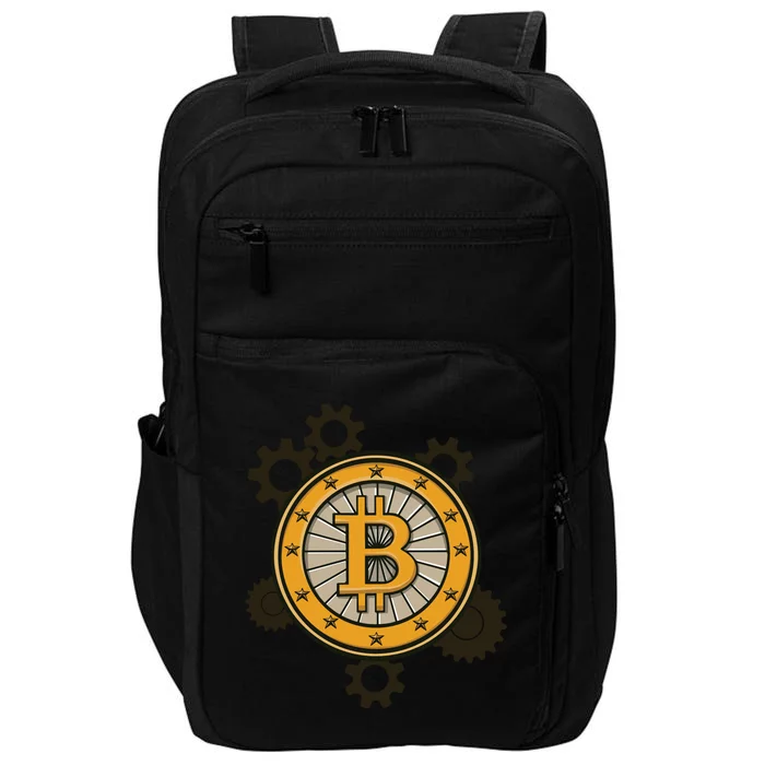 Bitcoin Gears Impact Tech Backpack