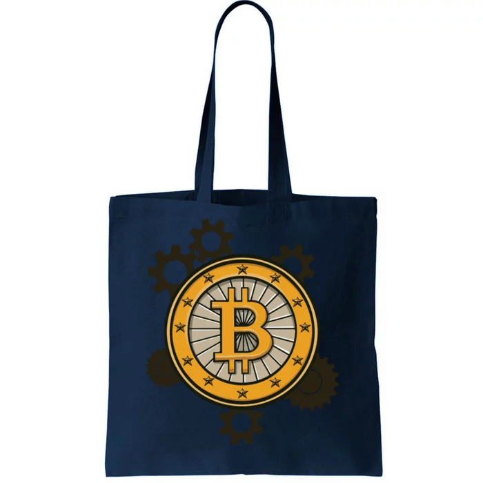 Bitcoin Gears Tote Bag