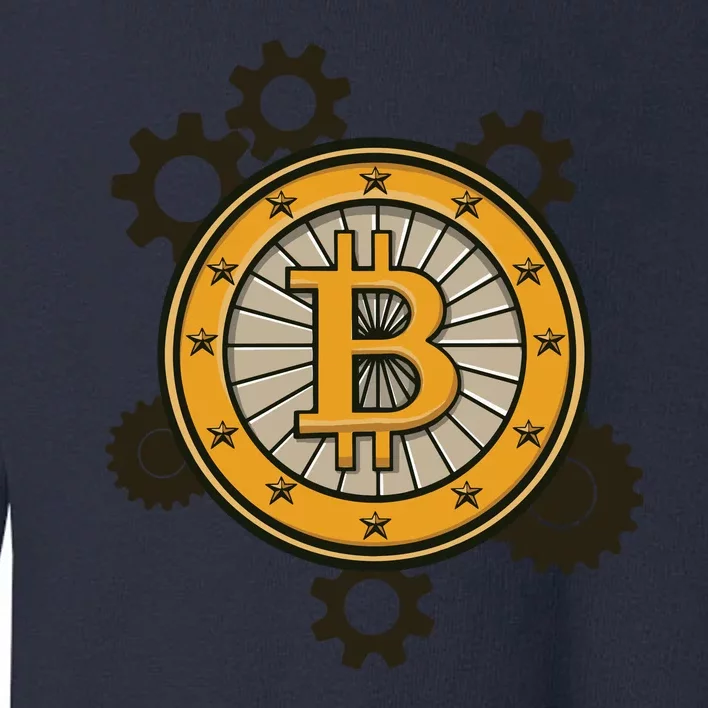 Bitcoin Gears Toddler Sweatshirt