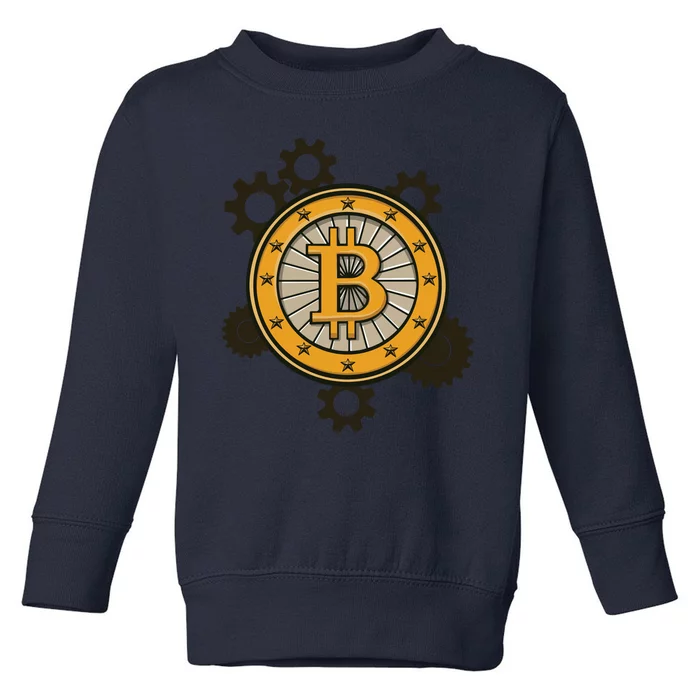 Bitcoin Gears Toddler Sweatshirt