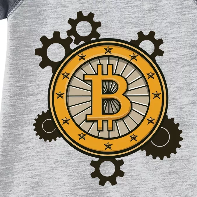 Bitcoin Gears Infant Baby Jersey Bodysuit