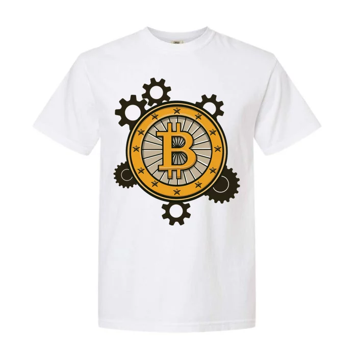 Bitcoin Gears Garment-Dyed Heavyweight T-Shirt