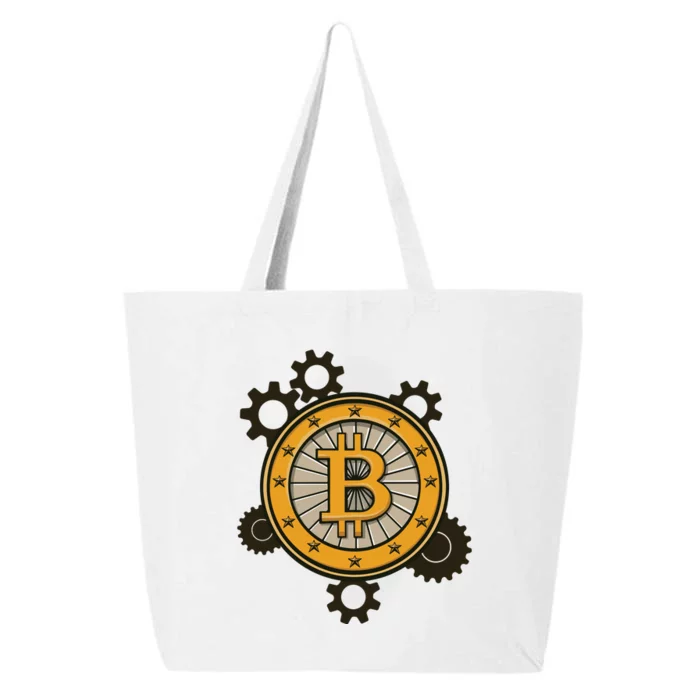 Bitcoin Gears 25L Jumbo Tote