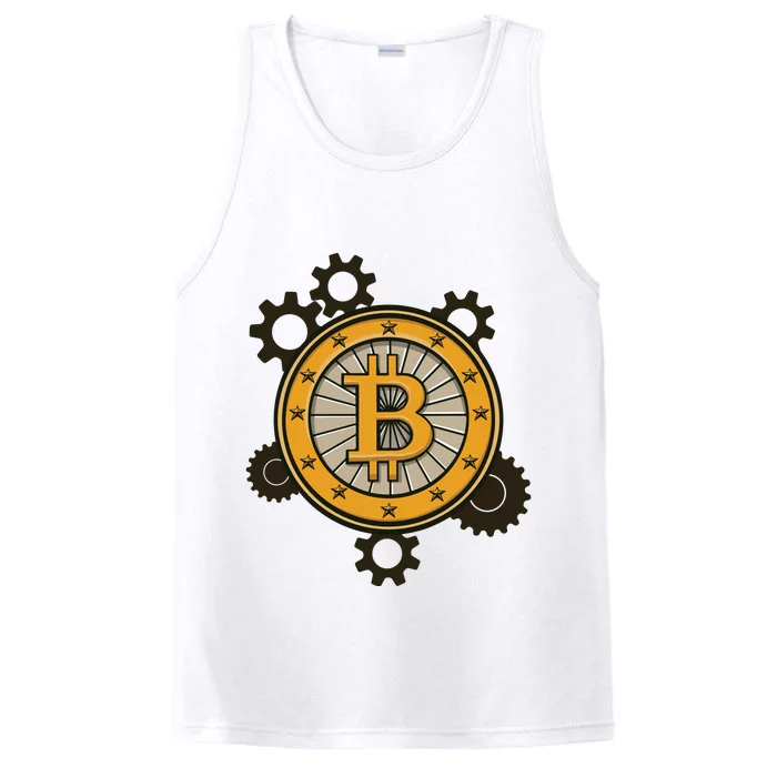 Bitcoin Gears Performance Tank