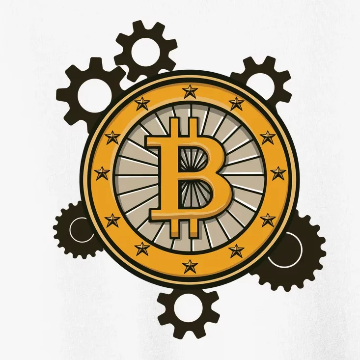 Bitcoin Gears Toddler T-Shirt