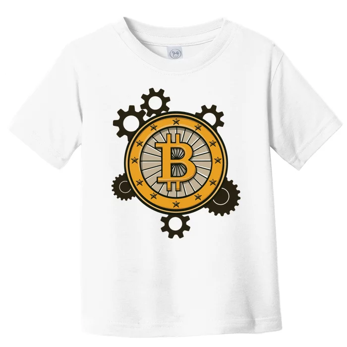 Bitcoin Gears Toddler T-Shirt