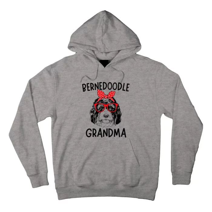 Bernedoodle Grandma Bernedoodle Dog Nana MotherS Day Tall Hoodie