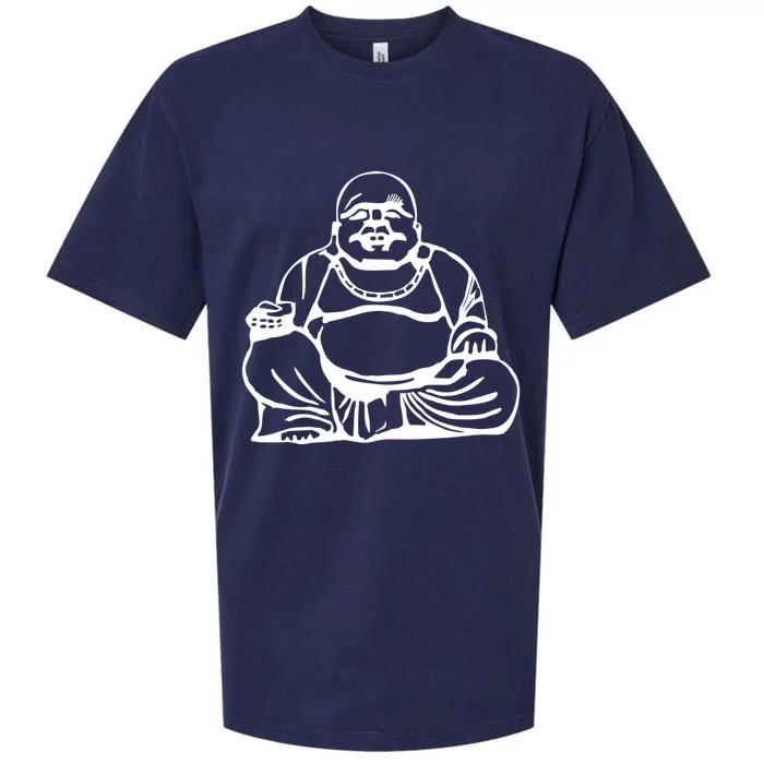 Buddha Gift Blue Small Sueded Cloud Jersey T-Shirt