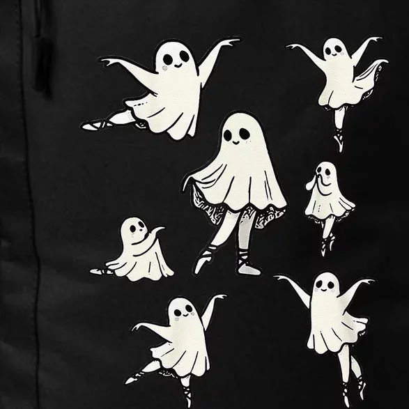 Ballet Ghost Ballet Dancer Spooky Dance Teacher Halloween Gift Daily Commute Backpack