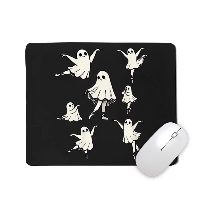 Ballet Ghost Ballet Dancer Spooky Dance Teacher Halloween Gift Mousepad