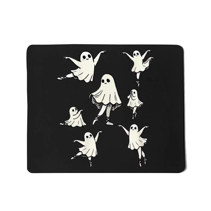 Ballet Ghost Ballet Dancer Spooky Dance Teacher Halloween Gift Mousepad