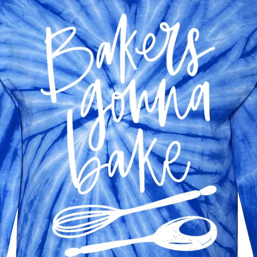 Bakers Gonna Bake Gift Tie-Dye Long Sleeve Shirt