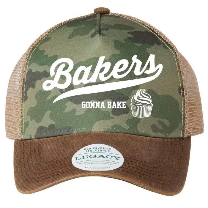 Baking Gift Bakers Gonna Bake Funny Cupcake Gift Legacy Tie Dye Trucker Hat