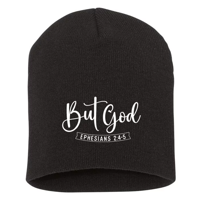 But God Bible Christian Faith Religious Believer Jesus Short Acrylic Beanie