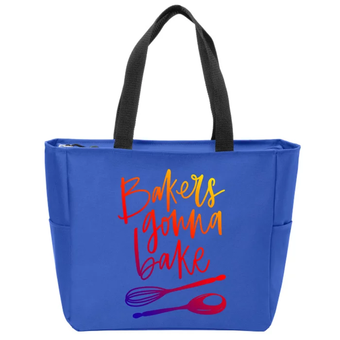 Bakers Gonna Bake Gift Zip Tote Bag