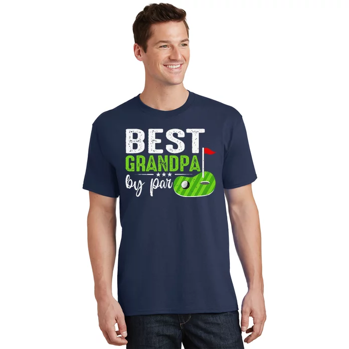 Best Grandpa By Par FatherS Day Golf Sports Lover Grandpa T-Shirt