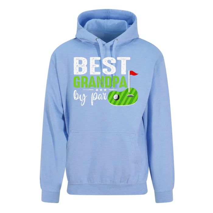 Best Grandpa By Par FatherS Day Golf Sports Lover Grandpa Unisex Surf Hoodie