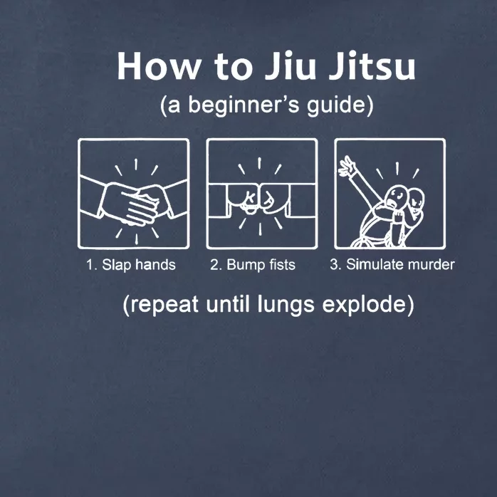 BJJ Gifts Beginner Jiu Jitsu Guide Funny Brazilian Jiu Jitsu Zip Tote Bag