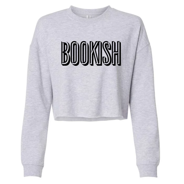 Bookish Gift Cropped Pullover Crew