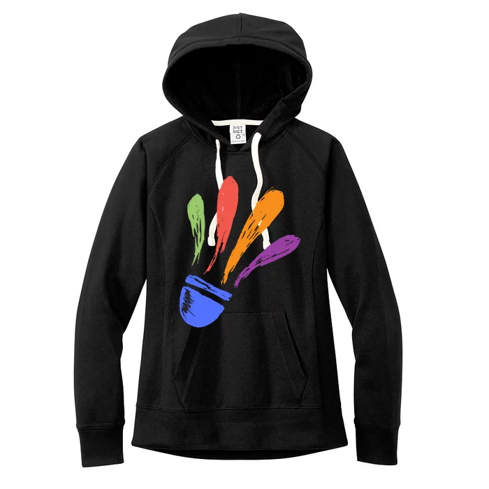 Badminton Gift Women's Fleece Hoodie