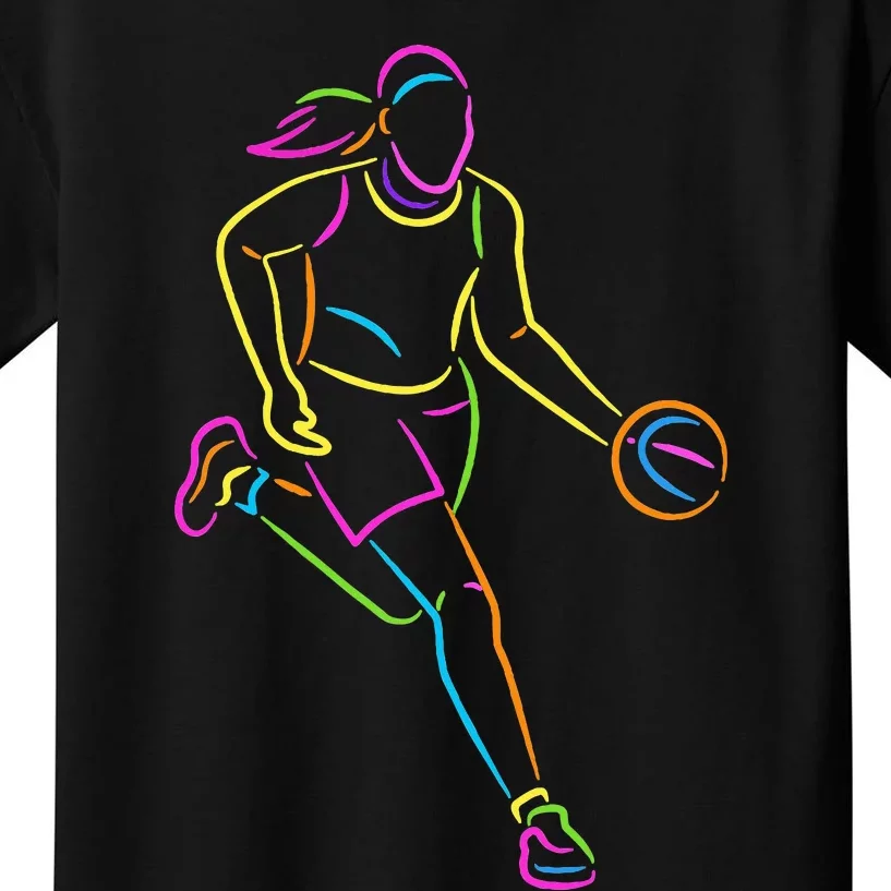 Basketball Girl Bball Basketball Kids T-Shirt