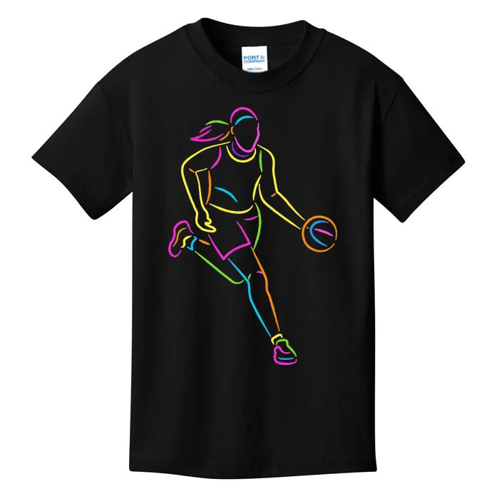 Basketball Girl Bball Basketball Kids T-Shirt